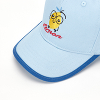 Gorra de béisbol de verano bordada 3D personalizada para niños, gorra deportiva de algodón para playa, pesca, protección solar, actuación al aire libre gratuita