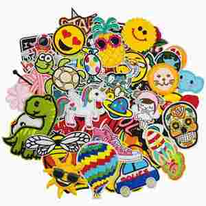 Design Wholesale Embroidery <b>Patches</b> Creative Diy Embroidery Fabric <b>Patches</b> - Product Image 5