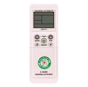 <span class=keywords><strong>Télécommande</strong></span> universelle K-1038E compatible avec LG, Midea, <span class=keywords><strong>Fujitsu</strong></span>, Panasonic, Samsung, climatiseur LCD, 1000 en 1, plus de 99% des marques - Product Image 1