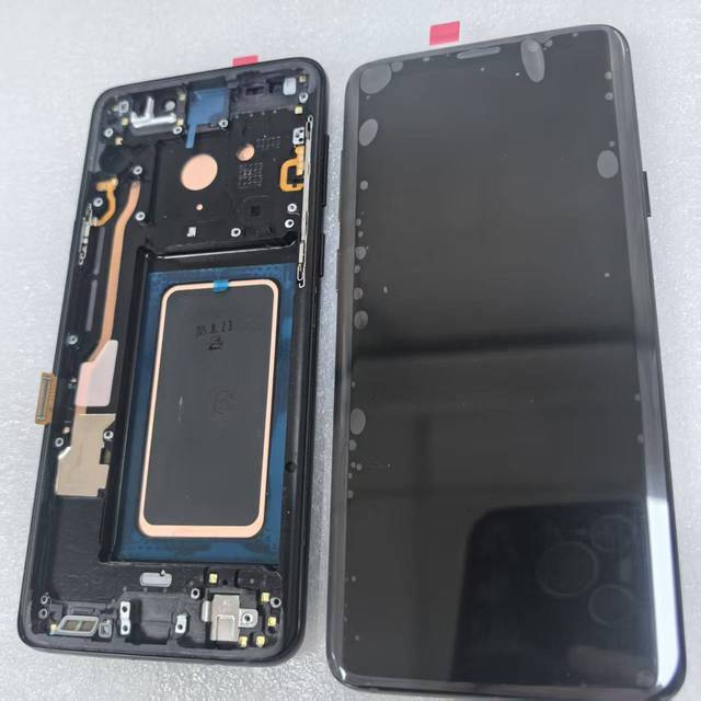 Good Sale Screen Lcd for Samsung 9plus/G965 WF OLEDoriginal Size 1:1 Mobile Phones Lcd Screen Display Folder Replacement