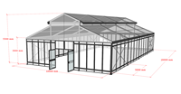 Harga Pabrik Cina Tenda Atrium Aluminium Berlapis PVC 10m*20m 1050g untuk 200 Orang