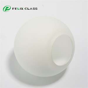 Cúpula de Vidrio Blanco Ópalo Personalizada para Lámpara Colgante, Pantalla LED Regulable para Cuidado de la Vista, Tamaño Mediano - Product Image 3