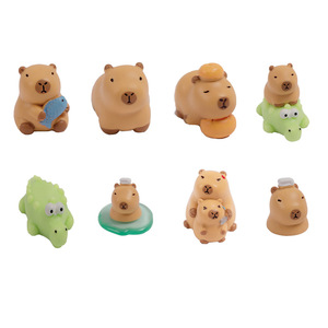 ตุ๊กตาคาปิบาร่าเรซิ่นขนาดเล็ก ของตกแต่งบ้าน - Product Image 5