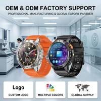Montre connectée sportive K65 Android IOS pour extérieur, silicone, étanche IP68, écran AMOLED 1,43 pouces, moniteur de fréquence cardiaque, tracker d'activité physique
