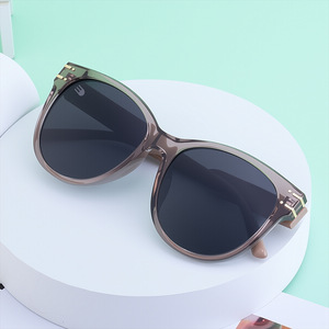 Gafas de sol polarizadas Cat Eye Dl-D7526 para mujer, montura de metal TR, lentes TAC, protección UV400, gafas de sol modernas. - Product Image 1