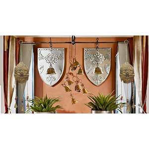 กระดิ่งเหล็กรูปพระพุทธรูปทำจากโลหะสำหรับงานหัตถกรรมสำหรับระเบียงบ้านสวนพลังงานบวกของตกแต่งบ้านแบบแขวน - Product Image 4