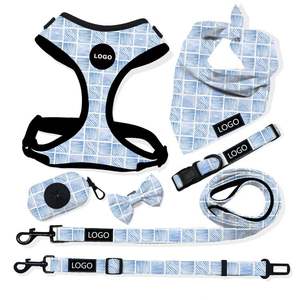 פס כלב לרתום Ajustable Arnes Perro רך כלב רצועה מתכווננת כלב צווארון מותאם אישית גומי ועיצובים בעלי החיים אביזרים - Product Image 6