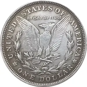 Monedas de plata de fantasía para recuerdo, dólares de EE. UU.