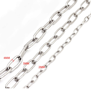 Stainless Steel 304/316 Highly Polished Link <strong>Chain</strong> Hanging Safety <strong>Chains</strong> Swing Anti-Theft Pet Dog Fence Towing Welded <strong>Chain</strong> For - Product Image 3