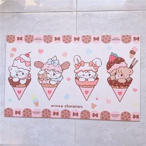 Tapis de sol absorbant pour salle de bain Ménage Chambre de fille Mikko Mignon Tapis décoratif devant la table de lavage Dérivés d'anime - Product Image 3