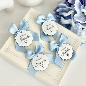 Etichette Personalizzate a Specchio per Battesimo, Etichette Regalo in Acrilico con Croce per <span class=keywords><strong>Matrimonio</strong></span> e Comunione, Fatte a Mano, Basso MOQ - Product Image 5
