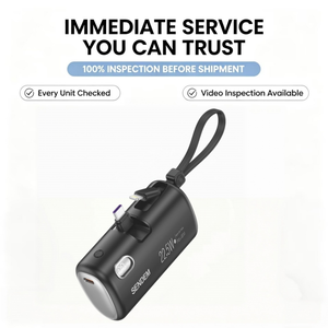 พาวเวอร์<span class=keywords><strong>แบ</strong></span>งค์แบบแคปซูล 10000mAh พร้อมสายคล้องคอ จอ LED แสดงผล รองรับการชาร์จเร็ว PD20W สำหรับ<span class=keywords><strong>โทรศัพท์</strong></span>มือถือ เหมาะสำหรับการเดินทาง รุ่น PH102 - Product Image 3