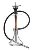Ensemble de narguilé arabe 8 ports en alliage d'aluminium Shisha avec une conception puissante de flux d'air pour une utilisation dans un bar et un salon