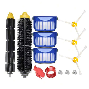 <span class=keywords><strong>Kit</strong></span> d'accessoires de remplacement compatible avec les aspirateurs Irobots Roombas <span class=keywords><strong>600</strong></span>, pièces détachées, brosse principale, filtre HEPA, brosse latérale - Product Image 1