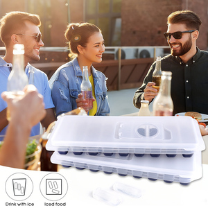 OEM Maßgefertigte 9-Fach Langstreifen-Eiswürfelform mit Deckel, Einfach zu Entnehmende Eisstabform für Wasserflaschen - Product Image 5