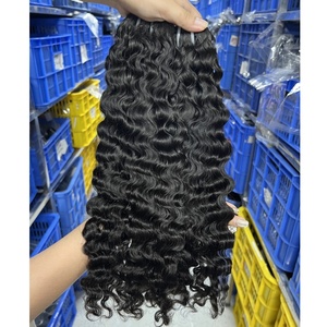 Lot de mèches de cheveux humains brésiliens 100 % naturels 15A avec fermetures frontales en dentelle HD, cheveux vierges alignés avec les cuticules, fournisseur de tissages de cheveux de qualité supérieure - Product Image 4