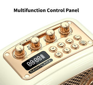 Thiết Kế Mới Hộp Âm Thanh L100 50W Loa Siêu Trầm Có Thể Sạc Lại Xách Tay Retro <span class=keywords><strong>Bluetooth</strong></span> Loa Cho Âm Nhạc - Product Image 6