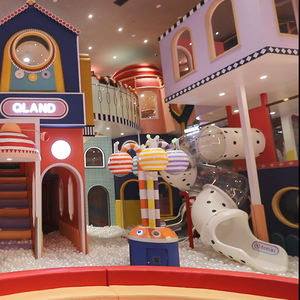 घरेलू मनोरंजन पार्क स्कूलों के लिए बच्चों के खेल के मैदान के लिए अनुकूलित इनडोर सॉफ्ट प्ले सुविधाएं फोम चढ़ाई स्थापना - Product Image 4