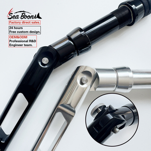Direttamente dalla Fabbrica Heavy Duty 2 #   4 #   Tecnologia Big Game Adjust: Quattro Angoli di Regolazione per la Canna da <span class=keywords><strong>Pesca</strong></span>, Impugnatura in Alluminio Curva e Dritta per Canna da Traina - Product Image 3