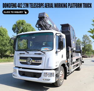 Camion nacelle télescopique Dongfeng 4x2 27M, transmission manuelle diesel, pour travaux en altitude - Product Image 4