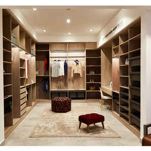 Système d'organisation de placard mural moderne et populaire pour la rénovation de maison neuve, avec éclairage LED - Product Image 6