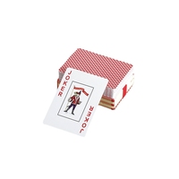 Cartes de poker marquées en PVC personnalisables cartes à jouer étanches avec logo personnalisé imprimé code à barres de casino de différentes tailles