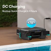 Addotron SE Nettoyeur de piscine robotisé automatique écologique sans fil intelligent avec filtre pour piscines hors sol