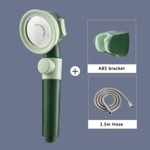 Douche à main moderne en ABS blanc avec lumière <span class=keywords><strong>LED</strong></span>, filtre en acier inoxydable, haute pression, économie d'eau, vente chaude - Product Image 2