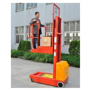 Best Price 4.5m High Altitude Reclaimer With Height Working Platform Warehouse Electric Aerial Order Picker