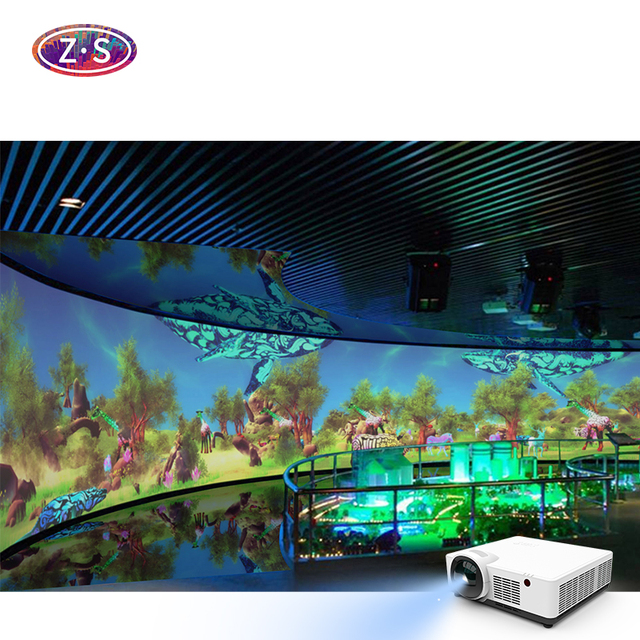 Children's Interactive Ball-throwing Wall Game Large Screen Indoor Immersive Interactive Wall Projector Hologram Projection