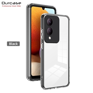 Marco de PC TPU parachoques Airbag caja del teléfono <span class=keywords><strong>celular</strong></span> <span class=keywords><strong>para</strong></span> <span class=keywords><strong>Vivo</strong></span> Y17S 2023 V29 Y36 4G V27 Y02 4G V25 5G Y21 Y30 5G Y16 Y35 4G 2022 cubierta - Product Image 5