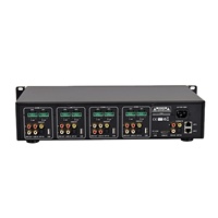 Cloudyx CL-4 Professioneller Multiroom-Heimaudio-Verstärker 50W BT & Stereo WiFi Hifi 4-Kanal Aluminium-Leistungsverstärker