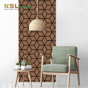 Chất lượng cao hiện đại 3D cong hình lục giác Acoustic tấm cao cấp Trần giải pháp - Product Image 5