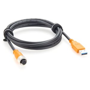 Cable de extensión Plinkwirekb USB 3.0 A macho a M12 B hembra de 5 pines, cable de automatización para sensores de visión industrial PLC. - Product Image 1