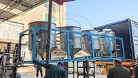Machine commerciale d'extraction et de raffinage d'huile de noix de coco et de graines de sésame 500 kg/jour, presse à huile brute automatique