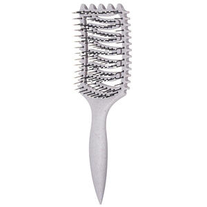 Cepillo de pelo de plástico para salón de belleza con diseño de paleta y orificios finos para definir rizos - Product Image 4