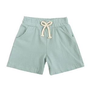 Vêtements d'été pour bébé, tenues pour enfants, essentiels, t-shirt uni + short pour filles, ensembles de survêtements en coton 2 pièces pour bébés garçons - Product Image 5