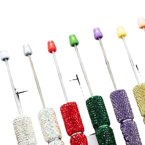 Custom Rhinestone Beadable Ballpoint Rollerball <b>Pen</b> for School Supplies - Personalized Writing or Promotional Gift - Product Image 2
