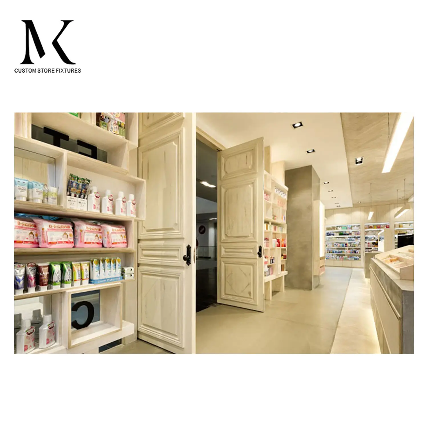 Lishi Perfume Retail Store Perfume Shop Interior Decoration Design And Customized Perfume Display Furniture