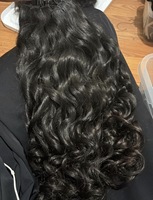 Extensions de cheveux humains indiens 100% naturels non traités de qualité supérieure, tissage bouclé provenant d'un seul donneur, cheveux bruts de haute qualité en provenance d'Inde