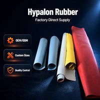 Tissu enduit Hypalon de marque Fanyang, vente en gros d'usine, pour conduits de climatisation au sol des avions, ignifuge, résistant aux UV, découpable