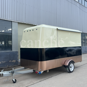 Mobile Coffee Van Ice Cream Fast Food Truck Snack Food Custom Built Stainless Steel Multifunctional Coffee Trailer - Product Image 6