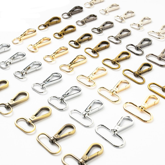 Bag Accessories Handbag Hardware Custom Swivel Snap Hook Purse Hook Zinc Alloy Steel Gold Clasp High Quality