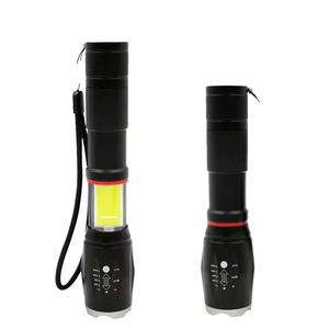 Lampe torche LED rechargeable haute puissance Zoom Charge USB Batterie au lithium Corps ABS IP44 Étanche CRI 95 pour le camping en plein air - Product Image 4