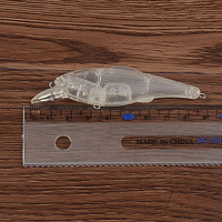 Corps de leurre de pêche Minnow biomimétique brut de 8,9 cm et 7,5 g, modèle N23, pour la fabrication d'appâts durs, vente en gros