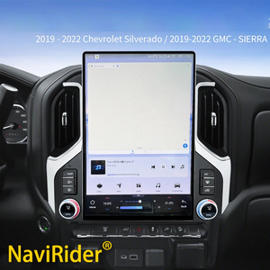 ระบบคู่ 15.6 นิ้ว รองรับ Android Carplay สำหรับ Chevrolet Silverado GMC Sierra ปี 2020-2023 หน้าจอสัมผัส วิทยุติดรถยนต์ ระบบนำทาง เครื่องเล่นวิดีโอ 4G - Product Image 1