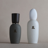 En gros 30ml Capacité Unique Pierre Finition Verre Lotion Pompe Diffuseur Bouteille pour les soins de la peau Emballage