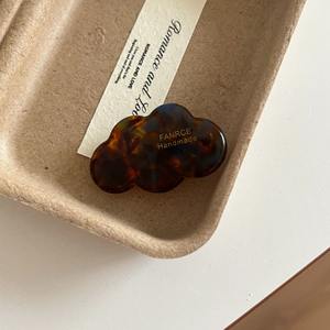 Ацетатная мини-заколка для волос в форме облаков - Product Image 6