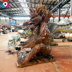 Statue d'homme-arbre animatronique grandeur nature, modèle parlant Treant, structure en acier métallique, télécommandé, pour <span class=keywords><strong>parc</strong></span> d'attractions - Product Image 4