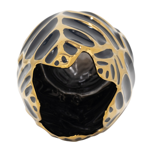 Vaso in ceramica moderno scolpito, decorazione d'accento per soggiorno, camera da letto, tavolo, ufficio, mensola - Product Image 4